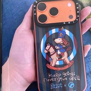 Orange and Black Phone Case